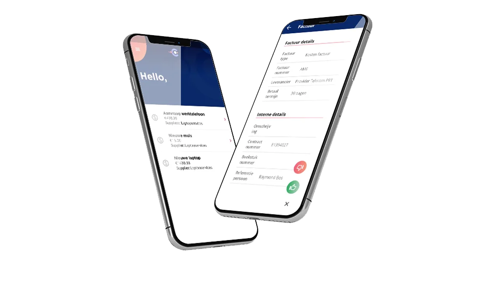 Factuurverwerking goedkeuren via de app
